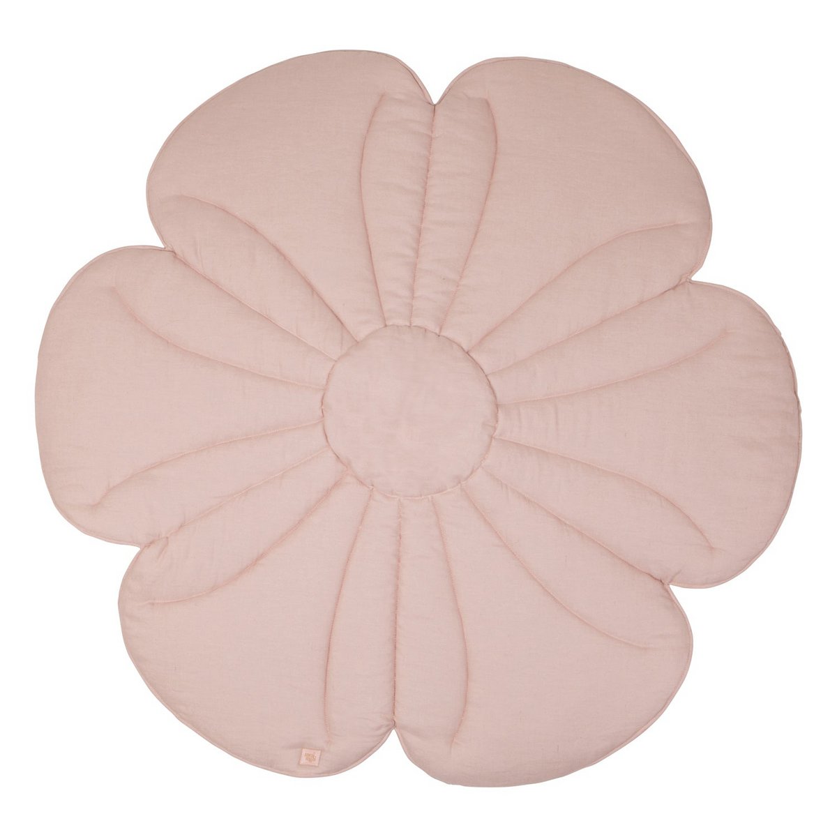 LEINEN-BLÜTENMATTE "PUDERROSE"