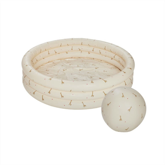 SWIMMINGPOOL & BEACH BALL "GIRAFFE"